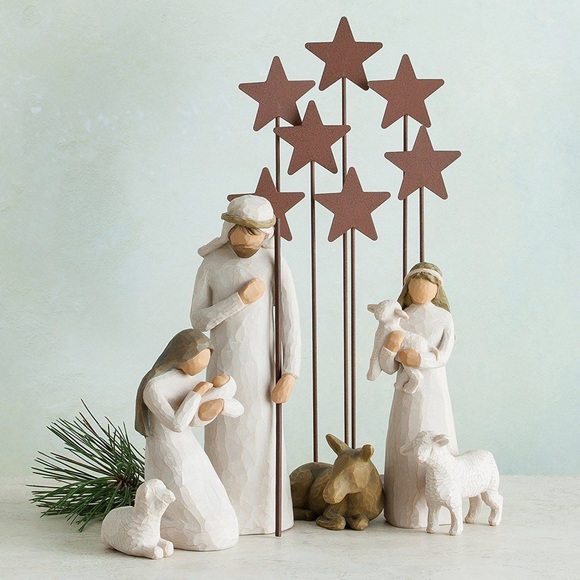 Willow Tree metal star backdrop new in box! ⭐️